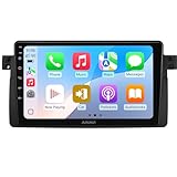 9inch Android Car Radio Stereo Head Unit for BMW 3 Series 1999-2005(E46) with Carplay Android Auto Camera Mirroring Touchscreen GPS Navigation Replacement
