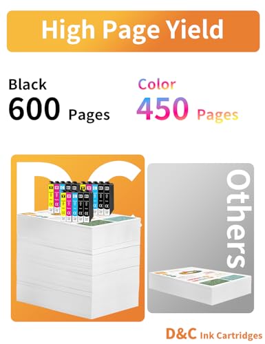 D&C Druckerpatronen Ersatz für Epson 603XL Patronen Kompatibel mit Epson Expression Home XP-2100 XP-2150 XP-3100 XP-3105 XP-3150 XP-4105 XP-4100 XP-4150 XP-4155, Workforce WF-2850 WF-2830 (15er-Pack)