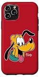 Disney Pluto Big Face Retro Character Trip Matching Case for iPhone 11 Pro