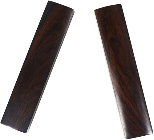 Miniatura 1 de ILEWEI Par de caligrafía pisapapeles de madera pintura china escritura práctica de dibujo negro catalpa pisapapeles colección Soild regalo