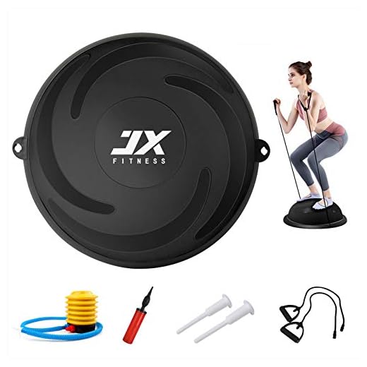 JX FITNESS Balance Half Ball Trainer