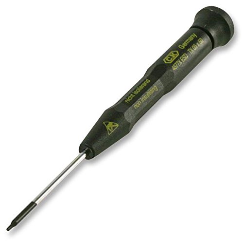 Destornillador, electrónico, ESD, T04 | Destornilladores TORX Tools, 1 x Cantidad - T4877XESD04