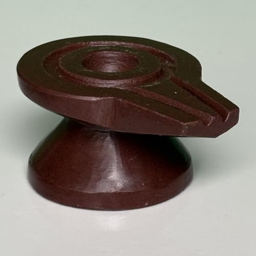 Image of Jaleri Yoni Base, Lingam Holder, Jalahari, Goripitham, Aadhar Saktipith Pitham Argha Stand Panapitham Hasta Kamal Base Jaleradhari For Narmadeshwar Shivling (3 Inch Brown Damru jaladhari)
