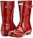 Hunter Women's Original Short Gloss Rain Boots, Military Red, 7 B(M) US