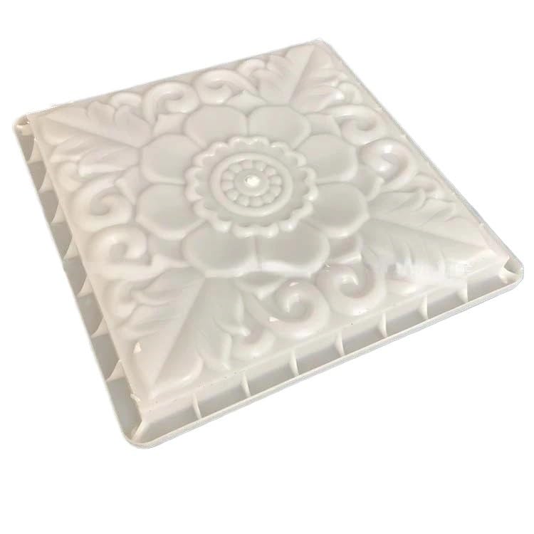 Moldes Para Cemento Molde de plástico for tallado, decoración patio, pavimento, baldosas, pared sombras, plantilla relieve cemento