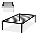 Olee Sleep 14/18 Inch Tall Non-Slip Round Edge Steel Slat Bed Frame S-3500 High Profile Platform Bed Frame (Twin - 18 INCH Tall)