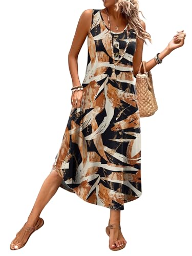 WIHOLL Summer Dresses for Women 2026 Hawaiian Beach Vacation Casu...