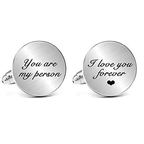 JUPPE You Are My Person Cufflinks & Tie Bar Set