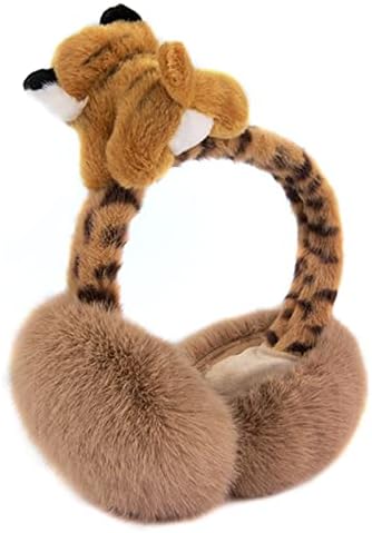 Xiuyer Winter Ear Warmers, Winter Ear Warmers Warm Earmuffs Plush Ear Muffs Winter Ear Muffle Soft Plush Foldable Winter Ear Cover Adjustable Ears Outdoor Earmuffs Ski Earmuffs for Women Girls