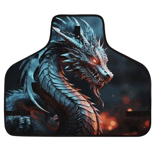 Delantal de trabajo ajustable unisex con 8 bolsillos miniatura 1
