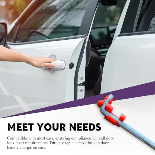 Lyxheth 80PCS Door Lock Rod Car Clips Assortment Kit, Door Install Clips, Tailgate Handle Rod Clip, Car Accessories Left and Right Door Handle Rod End Clip Retainer Compatible with Most Vehicles
