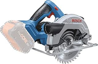 Bosch Professional 06016A2200 18 V system cordless circular saw GKS 18 V - 57 (Saw Blade Ø: 165 mm, Cutting Depth: 57 mm, without Batteries and Charger, in a Box), Navy Blue, 25.8 cm*39.4 cm*28.3 cm