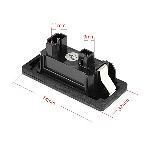 Luz de matrícula anti error Canbus blanca 6000K para iluminación LED trasera E60 E90 E70 4