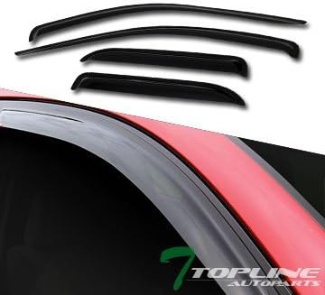 Sun/Rain Guards Shade Vent Deflectors Window Visor 02-08/09 Dodge Ram Quad Cab