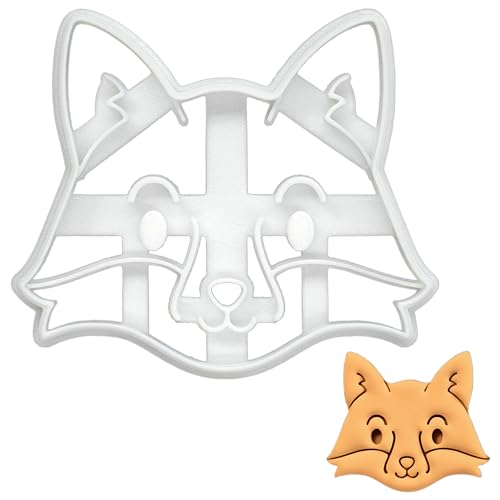 BAKERLOGY Emporte-pièce Bébé Renard - Conception détaillée d'emporte-pièces pour la pâtisserie et l'artisanat, adaptée au fondant, à la pâte, à l'argile