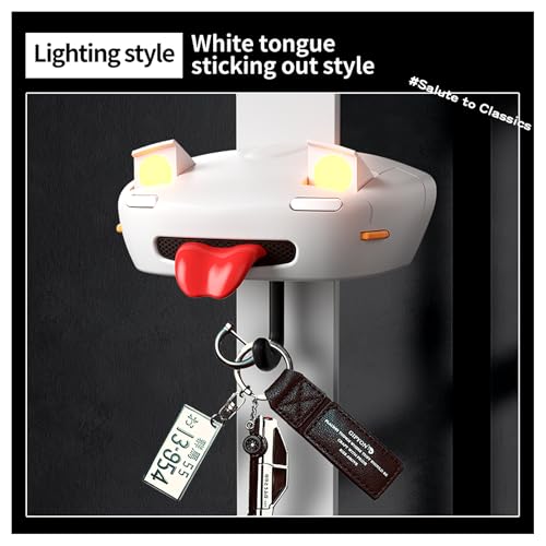 Image of Initial D AE86 & Mazd@ MX5 Miata Retro Car Wall Key Holder - LED Pop-Up Headlight, Auto-Off Light, Car Enthusiast Organizer for Home & Garage (MX5-white【with Lights】)