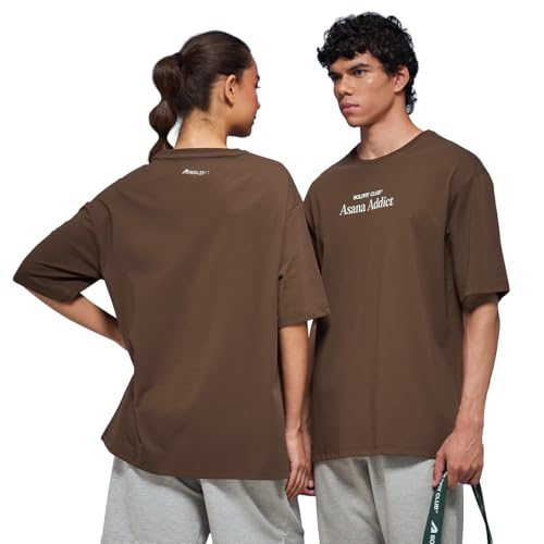Image of Boldfit Tshirt for Man Unisex Oversized Tshirt for Woman Graphic Tees Supreme Comfort, Effortless Style Oversized T Shirt for Men, Breathable Polycotton T-Shirt for Lounging, Casual Outing, Yoga Wear