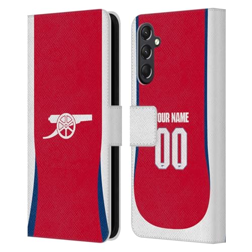 Étui Arsenal FC Samsung Galaxy A24 4G M34 5G Coque Portefeuille Cuir Personnalisé
