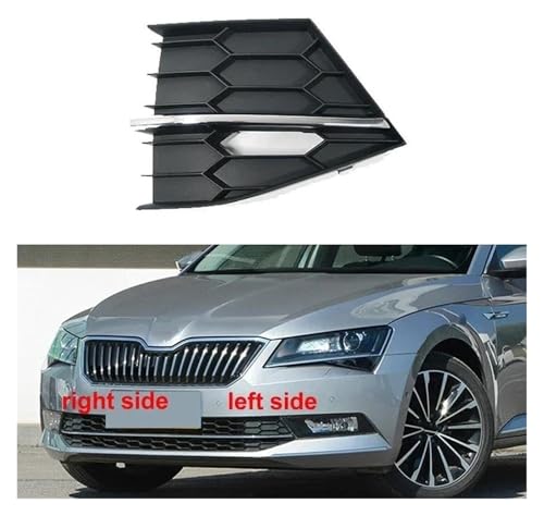 Marco de faro antiniebla elegante para parachoques de Skoda Superb años 2016 a 2018. 4