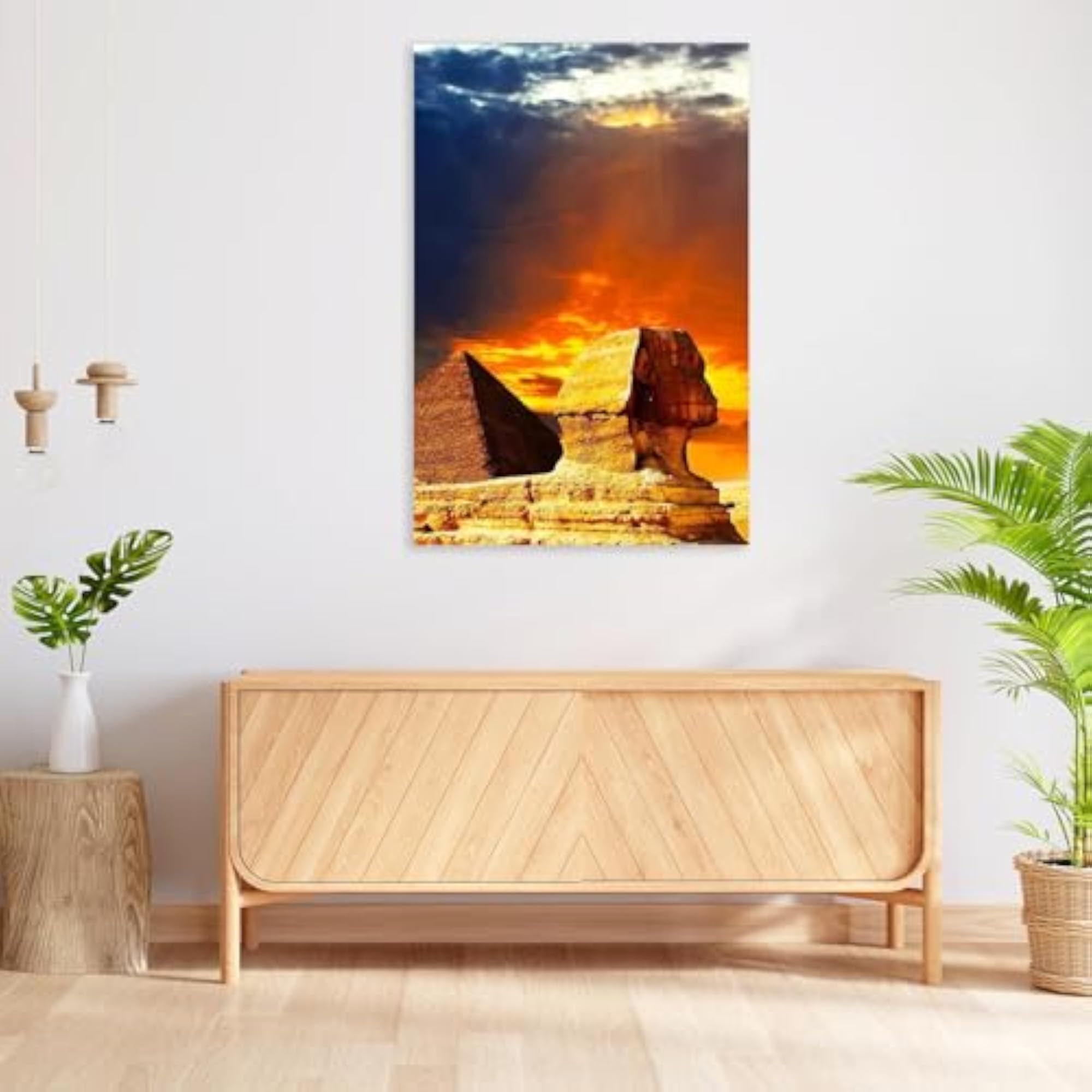 Great Sphinx & The Pyramids Peel & Stick Vinyl Wall Sticker