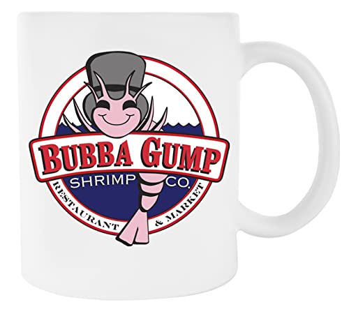 Forrest Gump - Bubba Gump Shrimp Co. Taza De Cerámica Blanca Para Taza De Café Para Té
