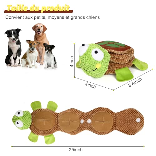 IOKHEIRA Interaktives Hundespielzeug Quietschend - Futtersuche Instinkt Training, Intelligenz Stressabbau Langeweile - Für Große, Mittlere und Kleine Hunde