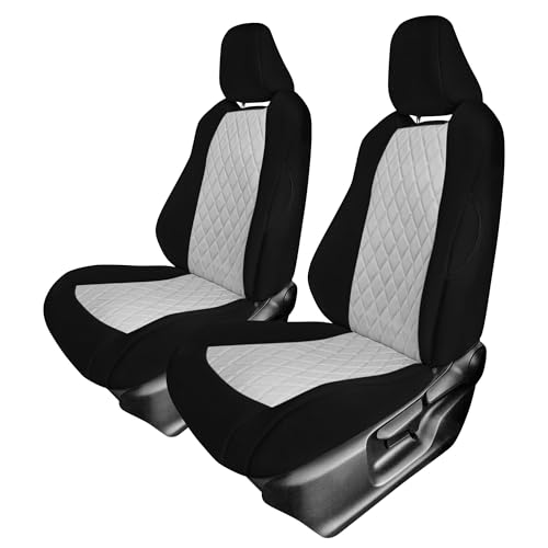 FH Group Custom-Fit Car Seat Covers Specifically Made for 2020-2024 Toyota Corolla, Rear Set Gray Ultraflex Neoprene Waterproof Automotive Seat Covers, Toyota Accessories by FH Group - Used condition - US$19.64