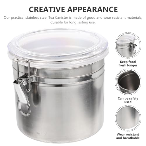 Contenedor hermético de acero inoxidable COHEALI para cocina miniatura 5