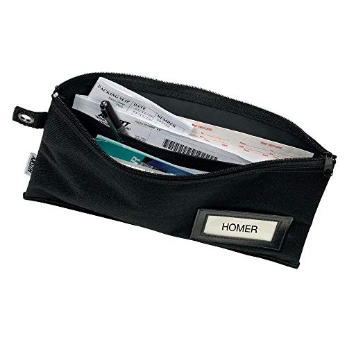 Huksy Document Bag 12 Inches (Black) - File Document Organizer Bag, Zipped Top with 2 Internal Pockets- 1680 Denier Heavy Duty Water-Resistant - Business Card Holder Huksy Document Bag 12 Inches (Black) - File Document Organizer Bag, Zipped Top with 2 Internal Pockets- 1680 Denier Heavy Duty Water-Resistant - Business Card Holder