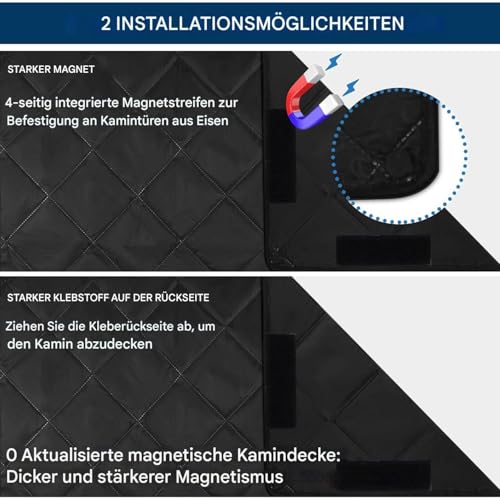 Bouclier de protection isolant pour cheminée intérieur et maison d'été - 7