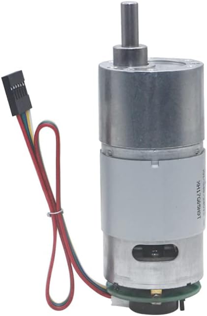 JGB37-545 DC Encoder Geared Motor 6V 12V24V high Power high Torque Permanent Magnet DC Motor - (Speed(RPM): 223, Voltage(V): 24V)