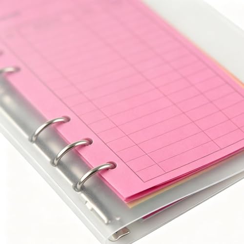Planificateur budgétaire avec enveloppes de trésorerie 6 Anneaux A6 12 – vue 7