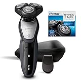 Philips Norelco Wet & Dry Shaver Bonus Set with Travel Pouch and Additional Shaving Head Included