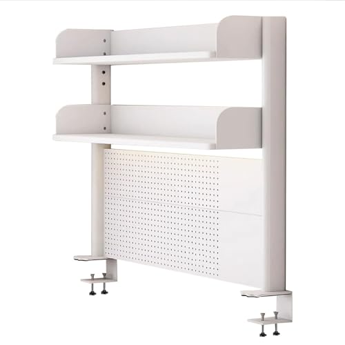 Extension d'étagère de bureau à pince et rangement perforé robuste - 2