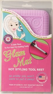 Clever Girl Innovations Glam Mat, Silicone heat mat - Purple