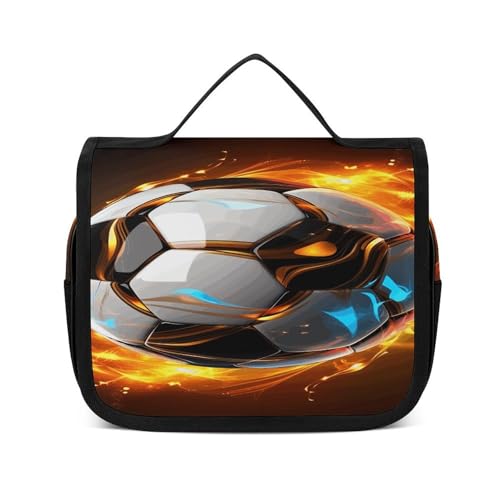 Trousse de toilette de voyage suspendre organisateur articles de toilette football