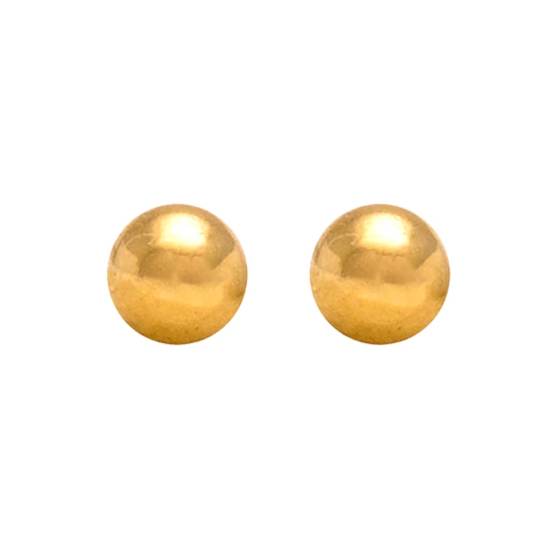 3MM Ball 24K Pure Gold Plated Ear Studs | Hypoallergenic | Ideal for every day wear (B09RMZTGQM) Amazon Price History, Amazon Price Tracker