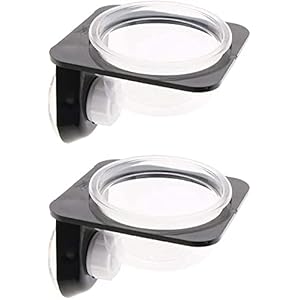 U/D Zuig Mini Wormschotel Reptiel Gecko Ledge Feeder Hoek Ruimtebesparing 2 Stks