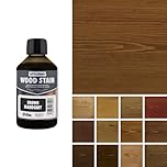 Littlefair's Wood Stain Water-Based - (Brown Mahogany) – Non-Toxic, Eco-Friendly & Quick Drying - Easy-to-Apply, Concentrated Formula for All Wood Types – 250ml