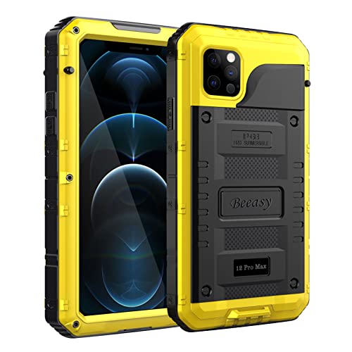 Coque iPhone 12 Pro Max étanche Beeasy en métal renforcé de qualité