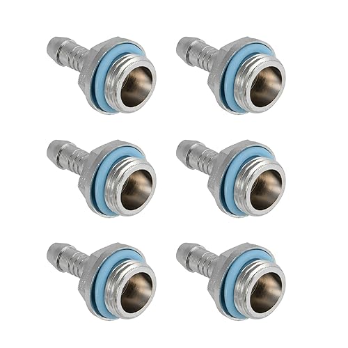 6PCS G1/4 �X���b�h�o�[�u�A�_�v�^�R�l�N�^�c�[�^�b�`�t�B�b�e�B���O ����V�X�e���L�b�g��ڑ����邽��