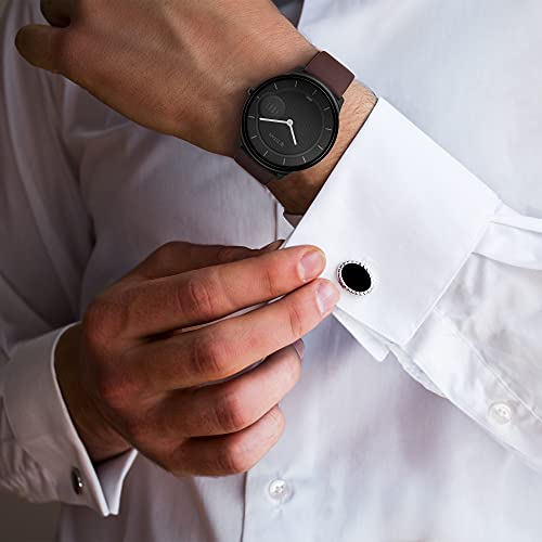 Titan Men Leather Edge Baseline Analog Black Dial Watch-Np1843Nl01/Np1843Nl01, Band Color-Brown - Image 3