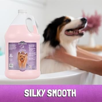 Bio-Groom Silk Creme Rinse Dog Conditioner - Conditioner for Dogs & Puppy, Hair Detangler - 12 Fl Oz 1-Pack | Conditioner for Dogs & Puppy, Grooming Supplies, Detangling Product for Pets