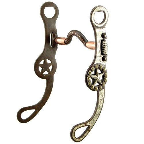 Coronet Low Port Curb Bit with Copper Barrels