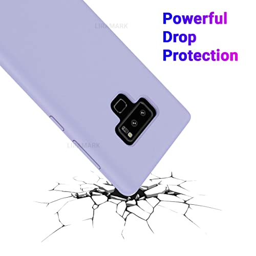 Image of LIRAMARK Liquid Silicone Soft Back Cover Case for Samsung Galaxy Note 9 (Levender)