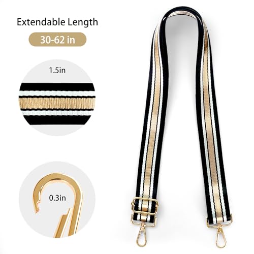 Image of Purse Straps Replacement Crossbody Straps for Purses,Wide Shoulder Strap for Bags Extender Guitar Straps for Handbags