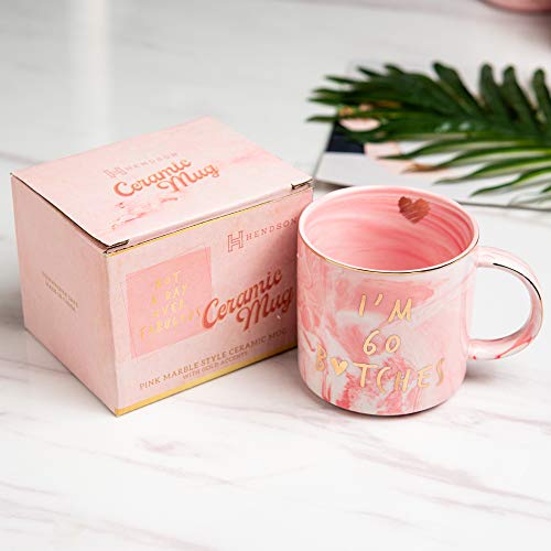 I'm 60 - Funny 60Th Birthday Gifts For Women - Best Turning Sixty Year Old Birthday Gifts Ideas For Women, Wife, Mom, Daughter, Sister, Aunt, Best Friends, Bff, Coworkers, Her - Ceramic Coffee Cup #TOP1