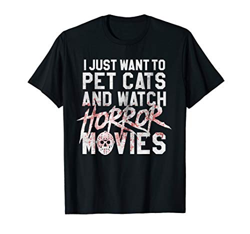 11. Funny Horror Movie Fan T-Shirt