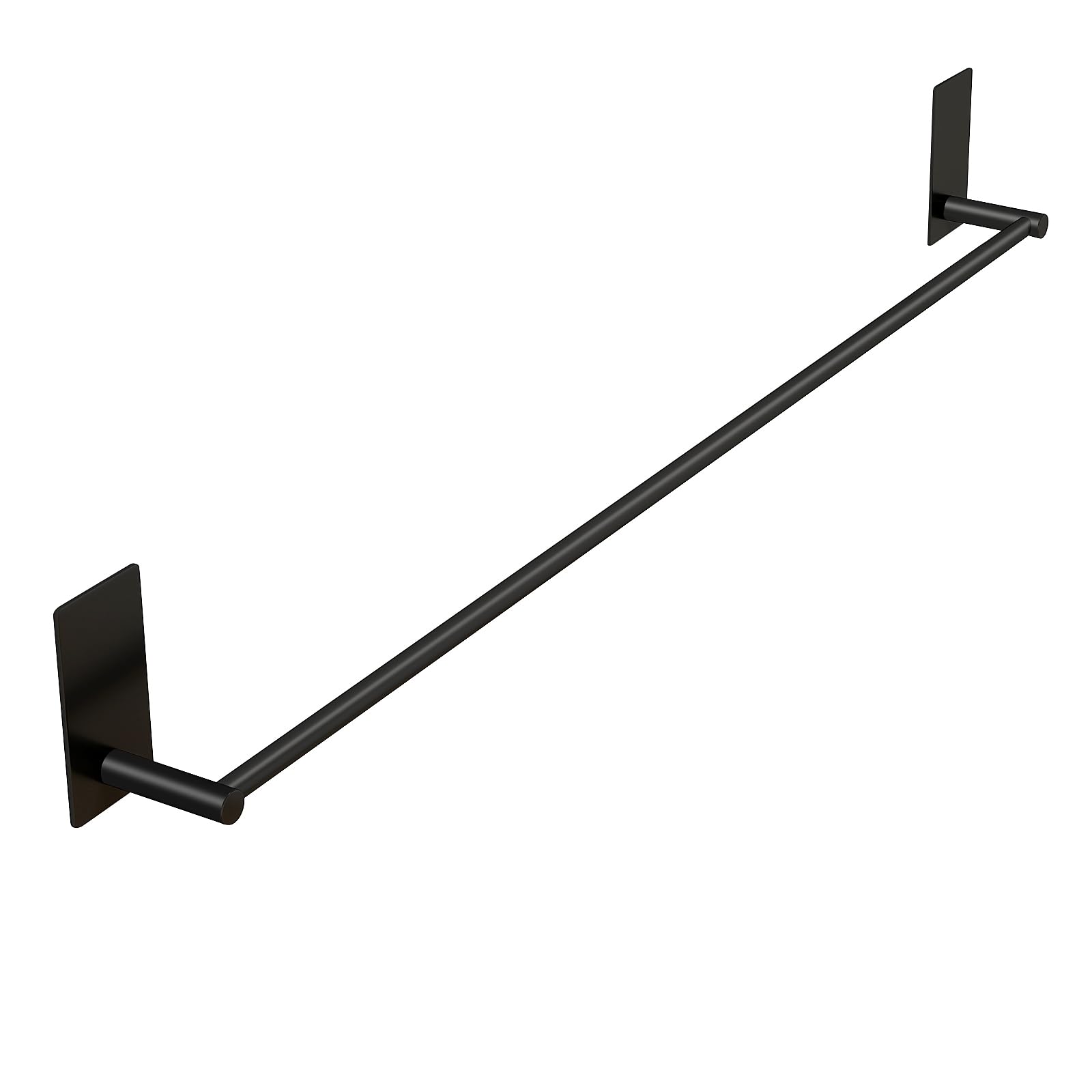 Porte-serviettes Auto-adhésif 75 Cm En Acier Inox SUS304 - Argent Brossé - Sans Perçage - Pour Salle De Bain, Cuisine, Chambre