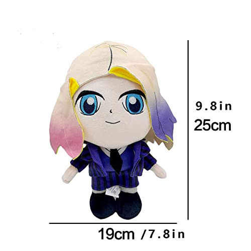 Wednesday Addams Doll,9.8IN Thing Hand Addams Family Plush,Mercredi Addams Anime Doll Stuffed Figure
